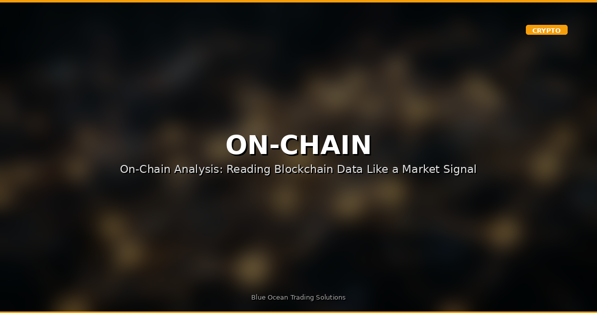On-Chain Analysis: Reading Blockchain Data Like a Market Signal
